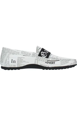 John Galliano Sko, Herre, Hvid, 40 EU, Uld, Flade sko Hvid