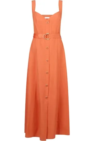 Liu Jo Kjole, Dame, , XS, Uld, Terracotta Sweetheart Neck Kjole