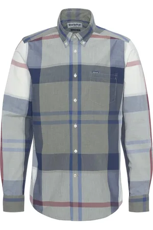 Barbour Skjorte, Herre, Flerfarvet, XL, Bomuld, Skjorte i Pine Tartan