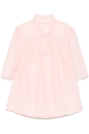 Liu Jo Bluser & Skjorter, Dame, Lyserød, XS, Rosa Skjorte med Nøglehulsdetaljer