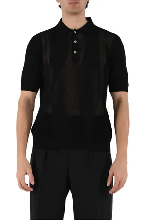 TAGLIATORE Top, Herre, Sort, M, Bomuld, Bomuldspolo