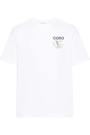 Casablanca Top, Herre, Hvid, 2XL, Bomuld, Printed T-shirt