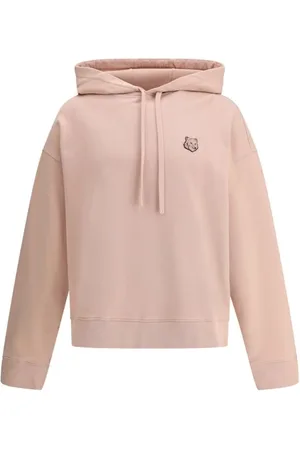 Maison Kitsuné Sweathshirts & Hoodies, Herre, Lyserød, M, Bomuld, Hættetrøje med justerbar hætte