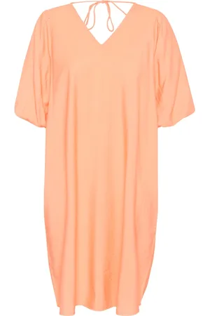 Kaffe Kjole, Dame, , XS, Nylon, Fersken Nektar Kjole A-line Stil
