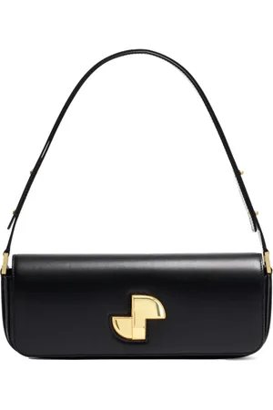 Patou Taske, Dame, Sort, ONE SIZE, Uld, Sort Foldover Skuldertaske