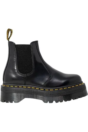 Dr. Martens Sko, Dame, Sort, 40 EU, Læder, Læderstøvle med 4 cm hæl