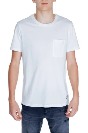 Peuterey Top, Herre, Hvid, 2XL, Bomuld, T-Shirt Forår/Sommer Kollektion