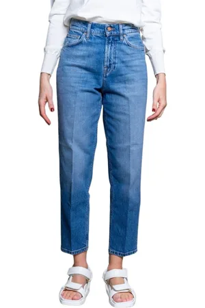 Don the Fuller Jeans, Dame, Blå, W28, Denim, Højtaljede blå denim jeans