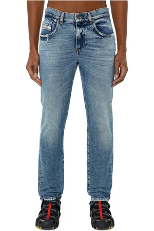 Diesel Jeans, Herre, Blå, W31 L32, Denim, Slim Stretch Denim Jeans