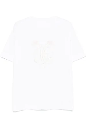 Givenchy Top, Herre, Hvid, XL, Hvid Crew Neck Korte Ærmer