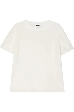 Joseph Top, Dame, Hvid, S, Silkehvid kortærmet bluse