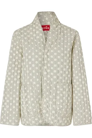 Crās Jakke, Dame, , 2XL, Bomuld, Quiltet jakke med blomsterdetaljer