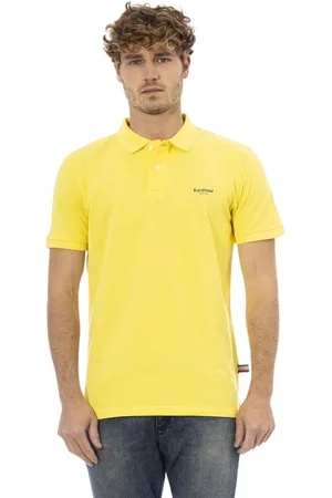 BALDININI Top, Herre, Gul, 2XL, Bomuld, Sunburst Polo Shirt