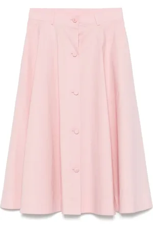 Moschino Nederdel, Dame, Lyserød, S, Lyserød A-line Nederdel med Lommer