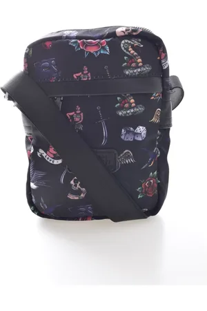 Von Dutch Taske, Herre, Sort, ONE SIZE, Uld, Printet Coated Canvas Skuldertaske