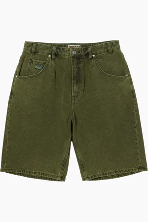 Huf Shorts, Herre, Grøn, W34, Denim, Cromer Denim Shorts