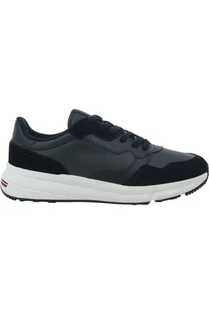 Tommy Hilfiger Sko, Dame, Blå, 43 EU, Suede, Blå Suede Sneakers