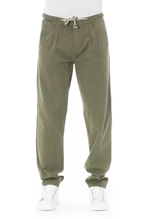 BALDININI Bukser, Herre, Grøn, L, Bomuld, Trend Army Bomuld Jeans Bukser