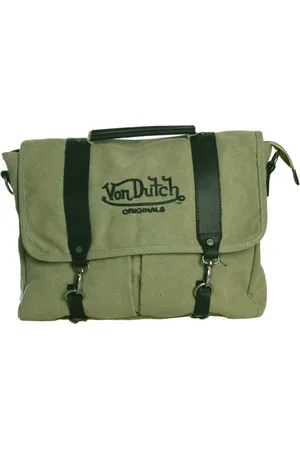 Von Dutch Taske, Herre, Grøn, ONE SIZE, Uld, Canvas Skuldertaske - Grøn