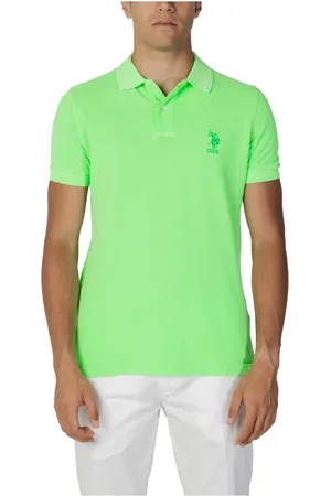 U.S. Polo Assn. Top, Herre, Grøn, S, Bomuld, Kortærmet Polo Skjorte Kollektion