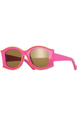 Loewe Tilbehør, unisex, Lyserød, 52 MM, Uld, Lw40047U 75E Solbriller
