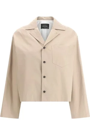 Fabiana Filippi Jakke, Dame, , M, Bomuld, Klassisk Revers Trenchcoat med Applikationslomme