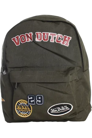 Von Dutch Taske, Herre, Grøn, ONE SIZE, Nylon, Nylon Rygsæk - Grønt Print