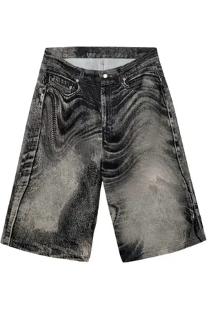 Camper Shorts, Herre, Grå, W32, Denim, Sort Distorted Denim Shorts