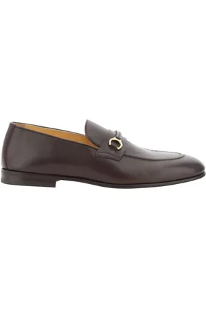 Brunello Cucinelli Sko, Herre, Brun, 42 1/2 EU, Læder, Lderloafers med metal detaljer