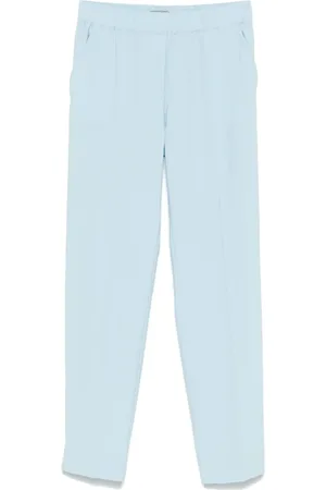 D.EXTERIOR Bukser, Dame, Blå, S, Polyester, Himmelblå Elastisk Talje Bukser