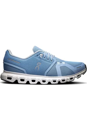 On Running Sport, Dame, Blå, 39 EU, Blå Snøresko med Logo Print