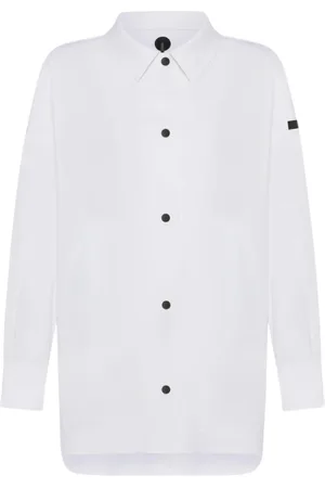 RRD Bluser & Skjorter, Dame, Hvid, M, Denim, Oversize Denim Skjorte Jakke