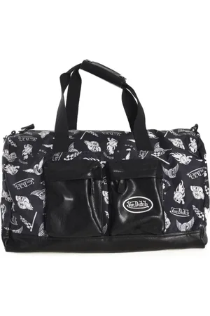 Von Dutch Taske, Herre, Sort, ONE SIZE, Uld, Stilfuld skuldertaske med flere rum