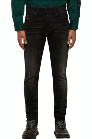 Diesel Jeans, Herre, Sort, W34, Bomuld, Sort Slim Fit Jeans
