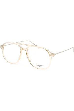 Saint Laurent Tilbehør, unisex, Hvid, 55 MM, Klassiske Sorte Solbriller SL 626