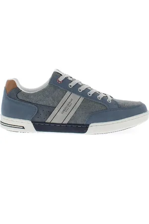 ARMATA DI MARE Sko, Herre, Blå, 44 EU, Uld, Blå Canvas Sneakers Sport Sko
