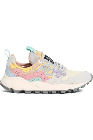 Flower Mountain Sko, Dame, Flerfarvet, 36 EU, Rosa, Gul og Grå Sneakers