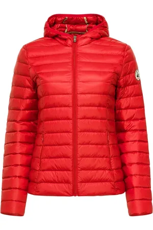 Jott Jakke, Herre, Rød, XS, Uld, Fitted Hooded Cloé Puffer Jakke