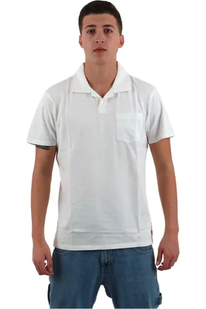 Guess Top, Herre, Hvid, M, Bomuld, Kortærmet bomuldspolo