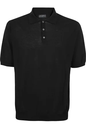 BALLANTYNE Top, Herre, Sort, 2XL, Bomuld, Blå T-shirts & Polos til mænd