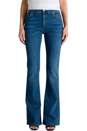 Jeckerson Jeans, Dame, Blå, W29, Denim, Bukser Jennifer - Denim Flared Fit - Mørkeblå