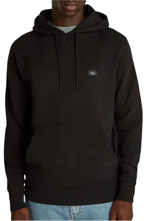 Calvin Klein Sweathshirts & Hoodies, Herre, Sort, XL, Bomuld, Sort hættetrøje 100% bomuld