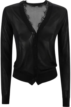MVP Wardrobe Strik, Dame, Sort, S, Sort Cardigan Sweaters