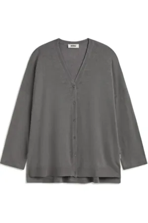 ECOALF Strik, Dame, Grå, S, Linned, Bær Linned Jersey Sweater