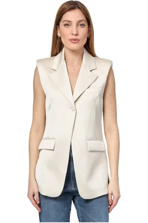 Patrizia Pepe Jakke, Dame, , XS, Uld, Jakker med Polstrede Skuldre