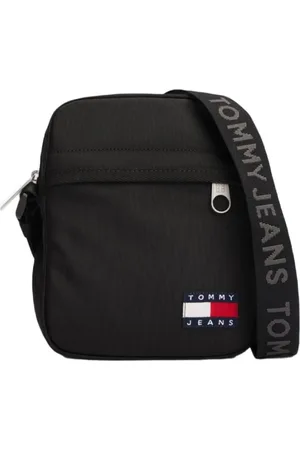 Tommy Hilfiger Taske, Herre, Sort, ONE SIZE, Uld, Sort Skuldertaske - Daglig Stil