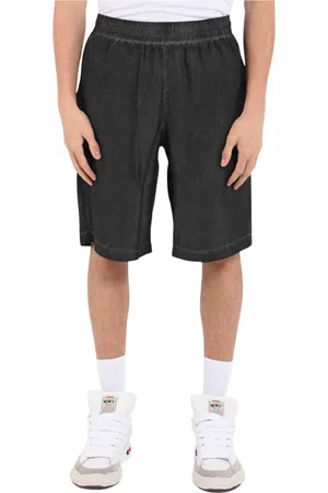 Diesel Shorts, Herre, Sort, XL, Bermuda-shorts i flydende acetat med elastisk talje
