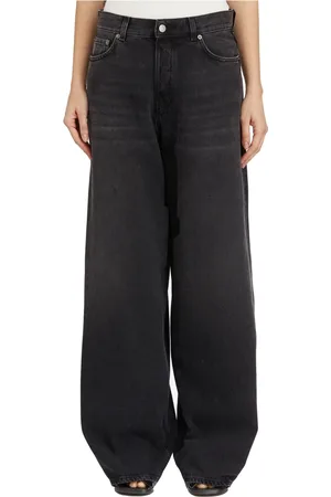 haikure Jeans, Dame, Blå, W26, Denim, Mid Denim Korea Bukser