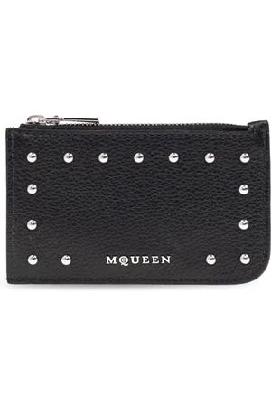 Alexander McQueen Tilbehør, Dame, Sort, ONE SIZE, Læder, Wallets & Cardholders