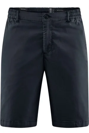Bomboogie Shorts, Herre, Blå, XL, Bomuld, Jogger Bermuda Shorts med elastisk talje
